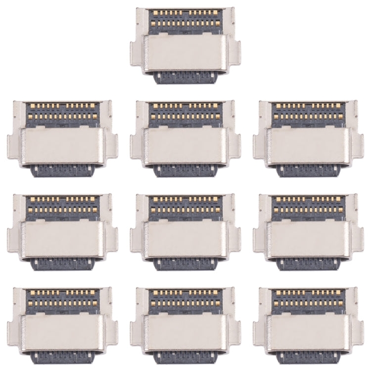 10 PCS Charging Port Connector, For Samsung Galaxy Z Flip, For Samsung Galaxy S21 FE, For Samsung Galaxy S21 Ultra, For Samsung Galaxy S22 5G, For Samsung Galaxy S22 Ultra, For Samsung Galaxy S22+, For Xiaomi Redmi Note 11E, For Xiaomi Redmi Note 11E Pro