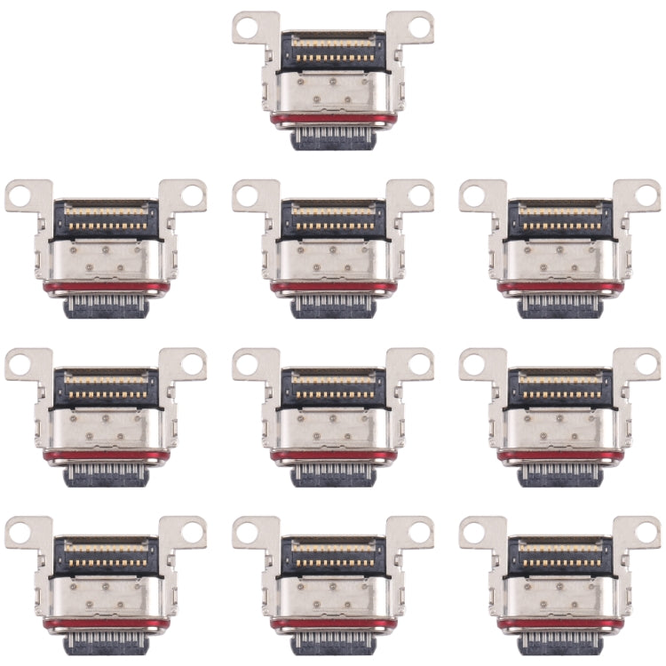 10 PCS Charging Port Connector, For Samsung Galaxy Z Flip, For Samsung Galaxy S21 FE, For Samsung Galaxy S21 Ultra, For Samsung Galaxy S22 5G, For Samsung Galaxy S22 Ultra, For Samsung Galaxy S22+, For Xiaomi Redmi Note 11E, For Xiaomi Redmi Note 11E Pro
