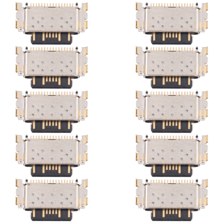 10 PCS Charging Port Connector, For Samsung Galaxy Z Flip, For Samsung Galaxy S21 FE, For Samsung Galaxy S21 Ultra, For Samsung Galaxy S22 5G, For Samsung Galaxy S22 Ultra, For Samsung Galaxy S22+, For Xiaomi Redmi Note 11E, For Xiaomi Redmi Note 11E Pro