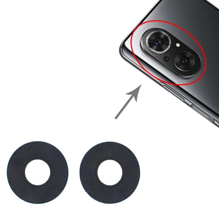 10 PCS Back Camera Lens, For Honor 50 SE, For Huawei Nova 8, For Huawei P50 Pro, For Huawei Nova 9 / Nova 9 Pro, For Honor Magic4