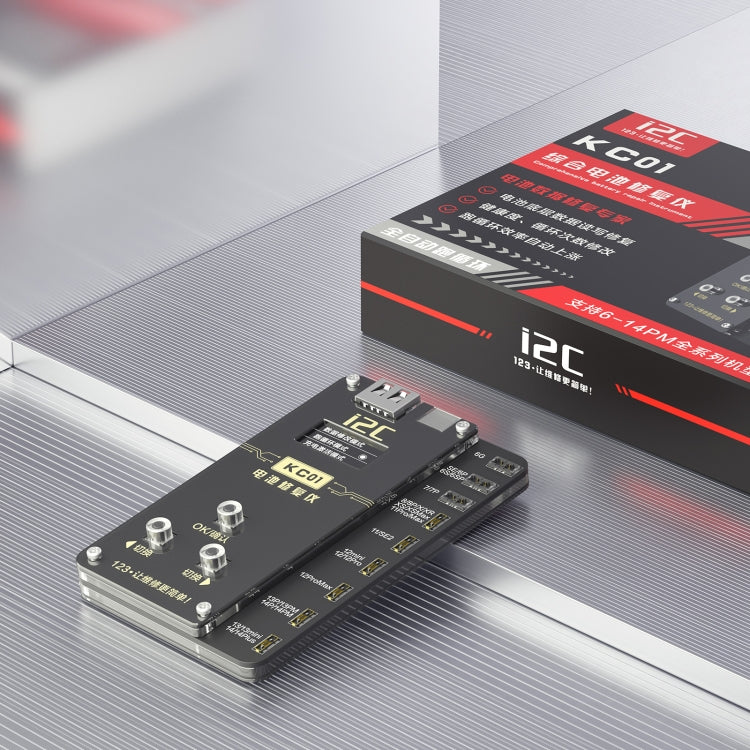 i2C KC01 Multi-function Comprehensive Battery Repair Instrument for iPhone 6-14 Pro Max