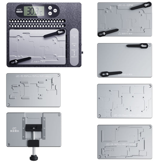i2C T18 LCD Display PCB Motherboard Layered Desoldering Station For iPhone X-15 Pro Max with Glue Removal Module