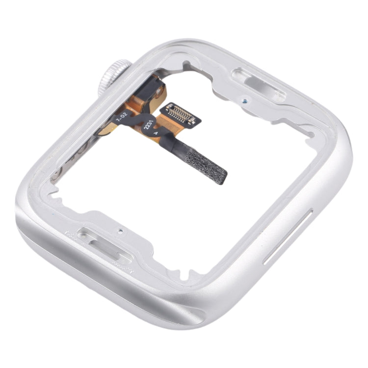 Aluminium Alloy Middle Frame Bezel Plate with Crown Spin Axis Flex Cable, For Apple Watch Series 8 / 9 45MM LTE, For Apple Watch Series 8 / 9 45MM GPS, For Apple Watch Series 8 / 9 41MM LTE, For Apple Watch Series 8 / 9 41MM GPS