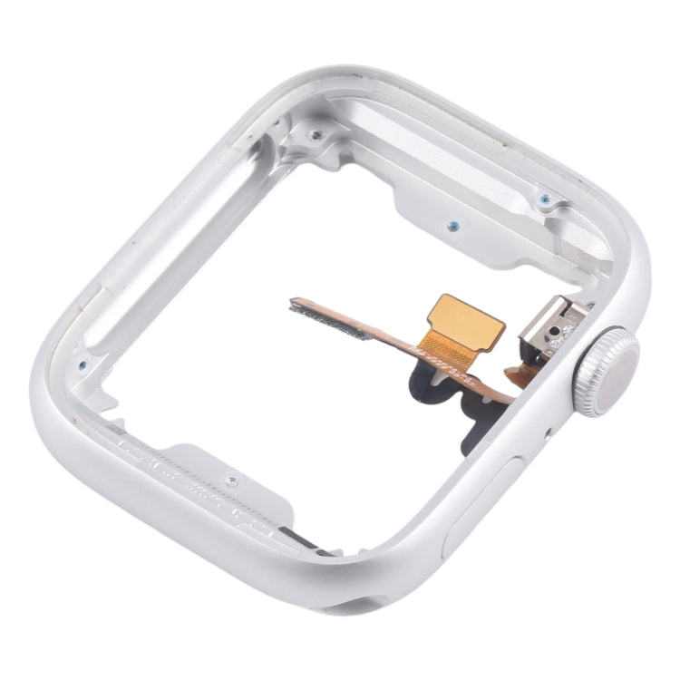 Aluminium Alloy Middle Frame Bezel Plate with Crown Spin Axis Flex Cable, For Apple Watch Series 8 / 9 45MM LTE, For Apple Watch Series 8 / 9 45MM GPS, For Apple Watch Series 8 / 9 41MM LTE, For Apple Watch Series 8 / 9 41MM GPS