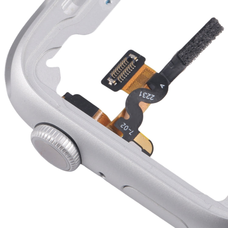 Aluminium Alloy Middle Frame Bezel Plate with Crown Spin Axis Flex Cable, For Apple Watch Series 8 / 9 45MM LTE, For Apple Watch Series 8 / 9 45MM GPS, For Apple Watch Series 8 / 9 41MM LTE, For Apple Watch Series 8 / 9 41MM GPS