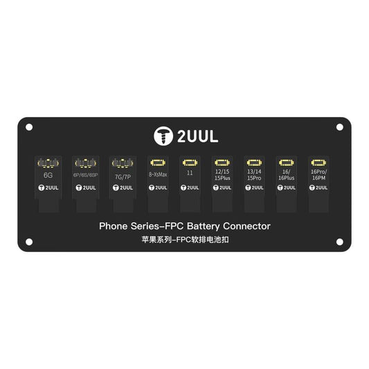 2uul BT03 FPC Battery Connector for iPhone 6 to 16 Pro Max