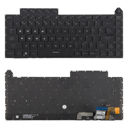 US Version Colorful Backlit Laptop Keyboard for Asus ROG Strix G16 G614 G614JU G634 G634JY 2023