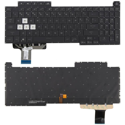 US Version 16 Pin Colorful Backlit Laptop Keyboard for Asus ROG Stirx G17 G713 G713Q G713QE G713QY G713QR G713RX G713RS G713RC G713IR G713IH