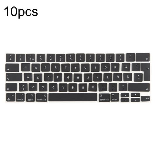 For MacBook A2251 A2289 A2238 A2338 10pcs UK Big Enter Version Keycaps