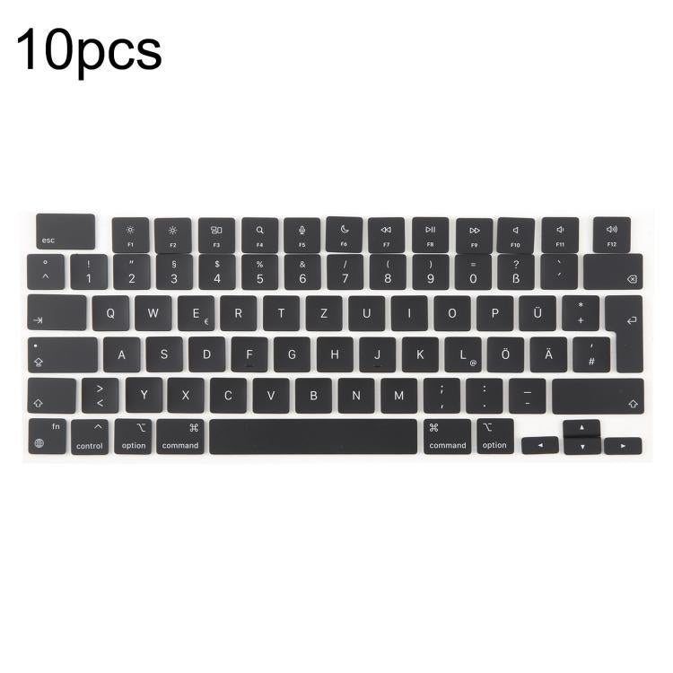 For MacBook A2681 A2941 A3113  A3114 10pcs UK Big Enter Version Keycaps
