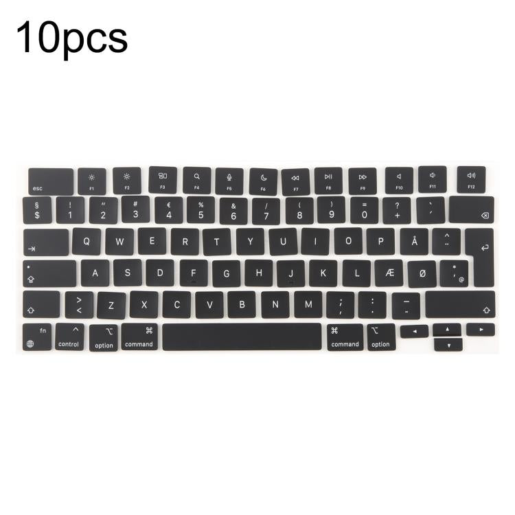 For MacBook A2681 A2941 A3113  A3114 10pcs UK Big Enter Version Keycaps