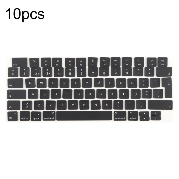 For MacBook A2681 A2941 A3113  A3114 10pcs UK Big Enter Version Keycaps