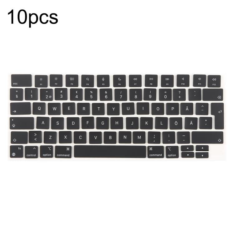 For MacBook A2442 A2485 A2779 A2780 A2991 A2992 A2918 10pcs UK Big Enter Version Keycaps