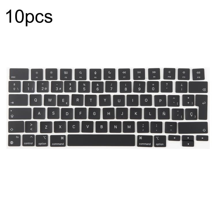 For MacBook A2442 A2485 A2779 A2780 A2991 A2992 A2918 10pcs UK Big Enter Version Keycaps