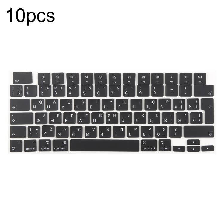 For MacBook A2442 A2485 A2779 A2780 A2991 A2992 A2918 10pcs UK Big Enter Version Keycaps
