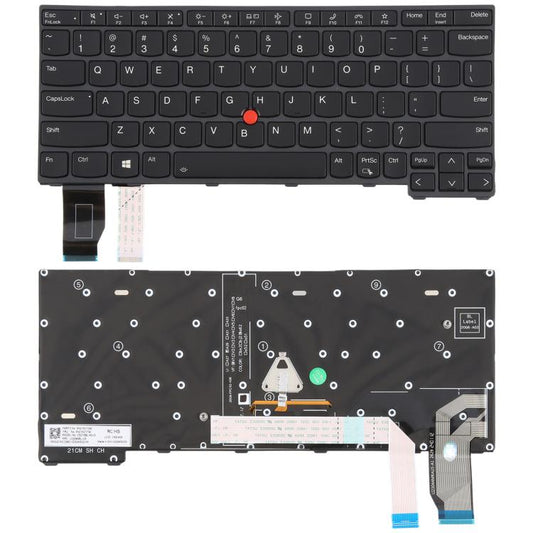 US Version Backlit Laptop Keyboard with Pointing for Lenovo ThinkPad X13 Gen 2 20WK 20XH X13 Yoga Gen 2