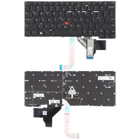 US Version Laptop Keyboard with Pointing for Lenovo Thinkpad X13 Gen 4 X13 Yoga Gen 4