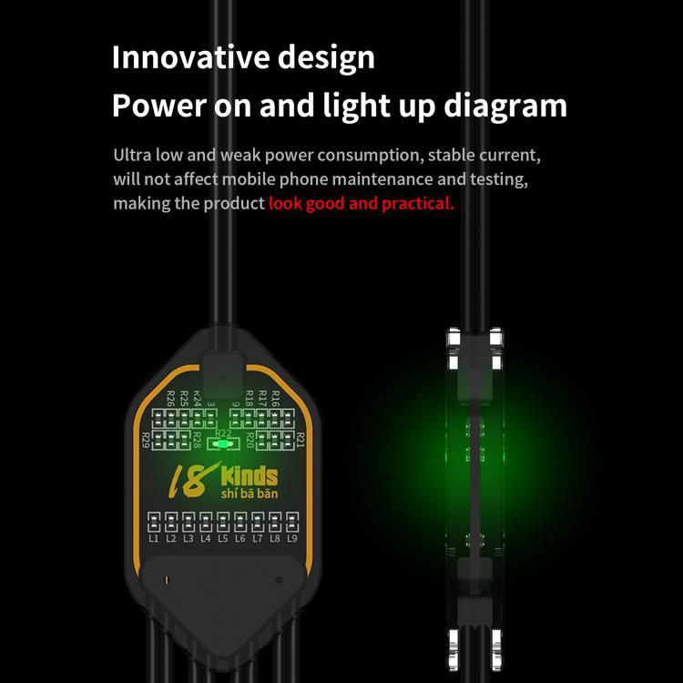 18 Kinds Motherboard Repair Power Boot Cable for iPhone 7-16 Pro Max