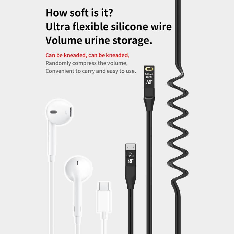 18 Kinds Motherboard Repair Power Boot Cable for iPhone 7-16 Pro Max