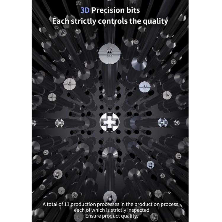 18 Kinds Aerospace 3D Anti-Slip Magnetic Screwdriver