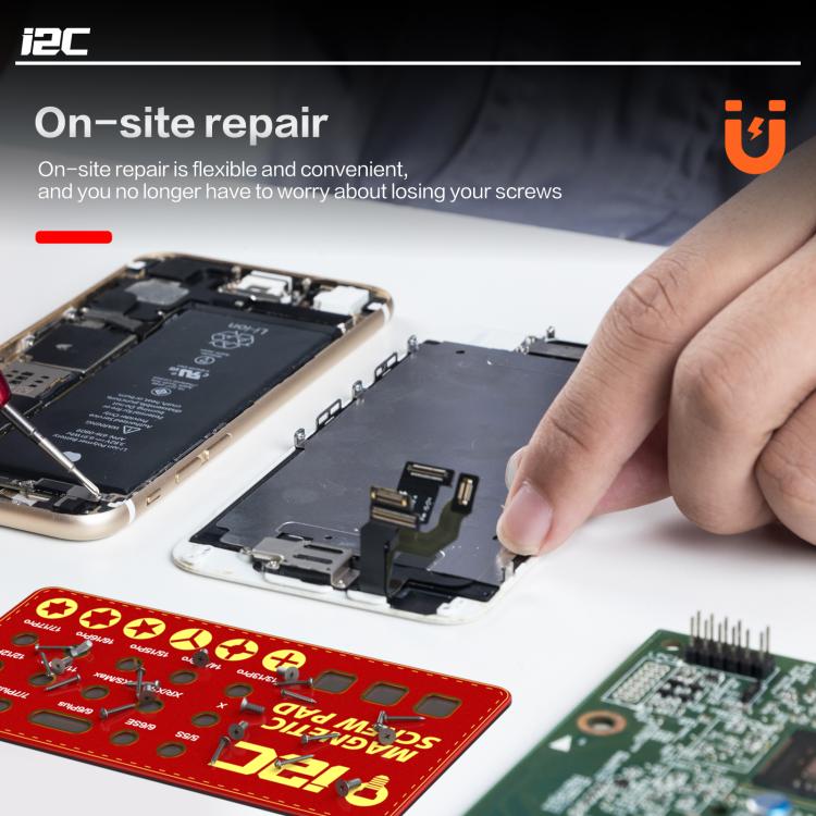 i2C SCO Full Adsorption Magnetic Screw Plate, i2C SCO(Black), i2C SCO(Red)