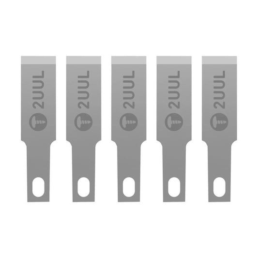2uul 5 in 1 DA28 FlatCut Solder Pad Underfill Glue Fast Removal Blades