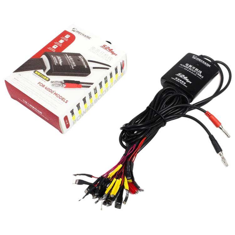 Mechanic S24 Max Boot Control Power Supply Test Cable for iPhone 5S to 16 Pro Max / Android