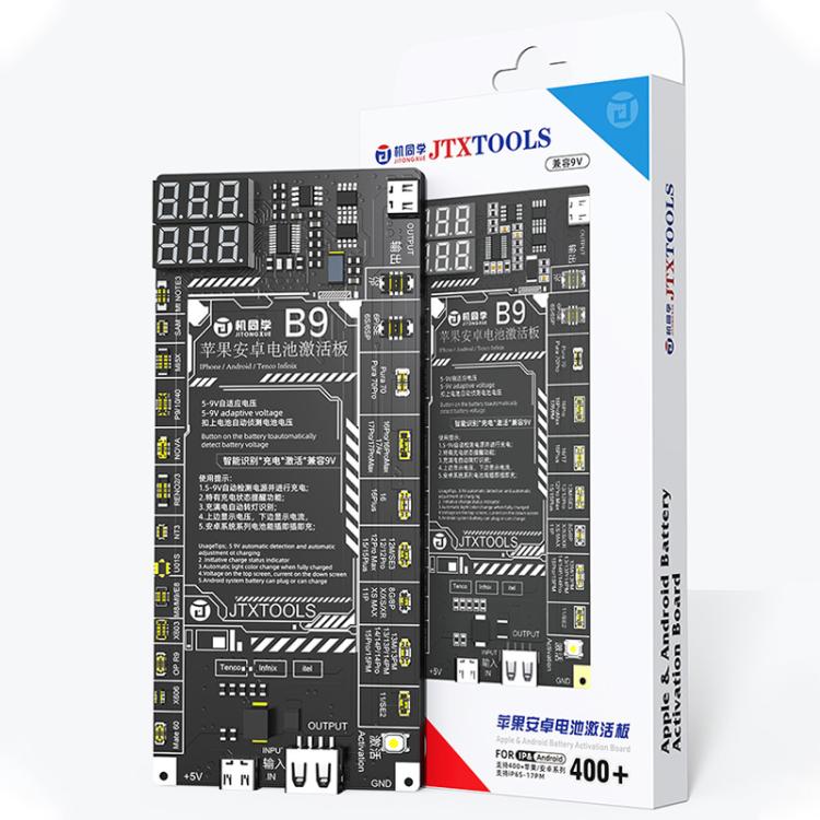 JTX B9 5-9V Battery Charging Activation Board for iPhone 6S-17 Pro Max (without 16e) & Android, JTX B9