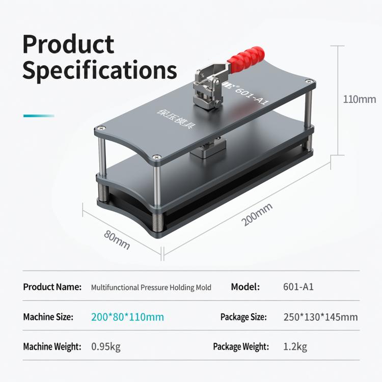 UYUE 601-A1 LCD / Back Cover Universal Pressure Maintain Mold