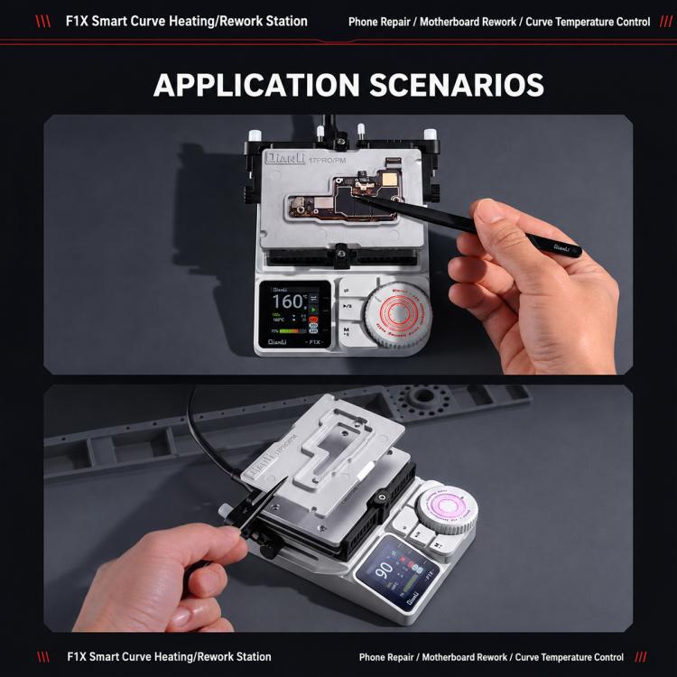 QIANLI F1X Smart Motherboard Layered Laying Curve Heating Platform, EU Plug, US Plug