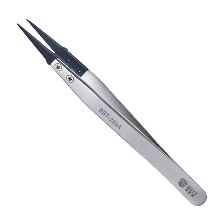 BEST BST-259A Stainless Steel Snti Static Tweezer, BST-259A