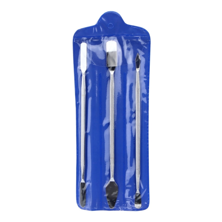 JF-901 3 in 1 Double Head Metal Crowbar Repair Tools Set for Mobile Phone / Tablet / Electronic product