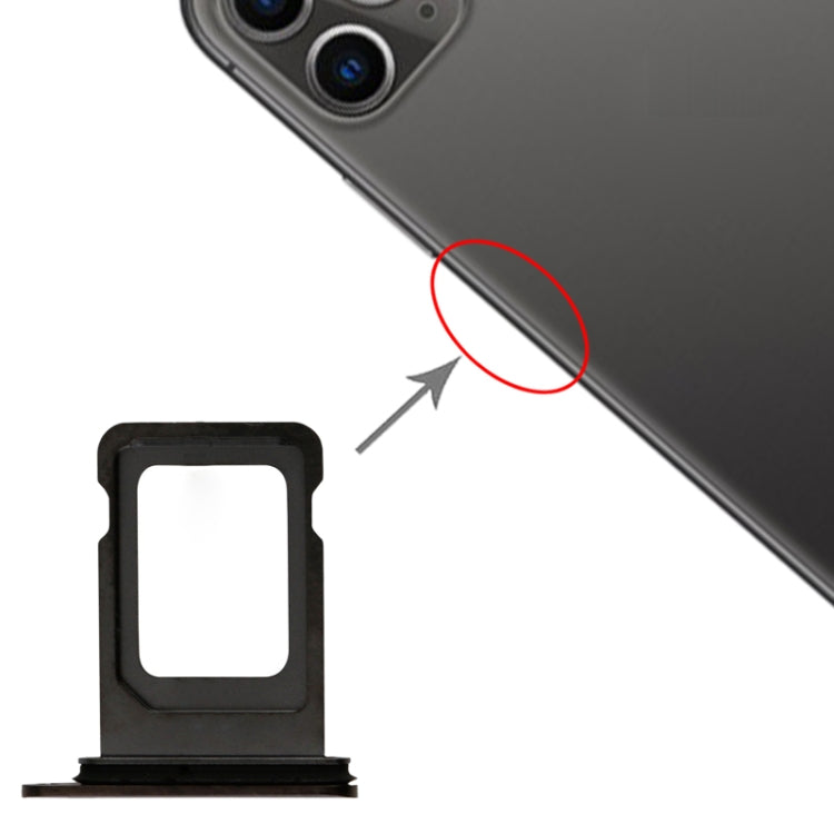 SIM Card Tray for iPhone 11 Pro / 11 Pro Max(Space Gray), For iPhone 11 Pro, For iPhone 11 Pro (Single)