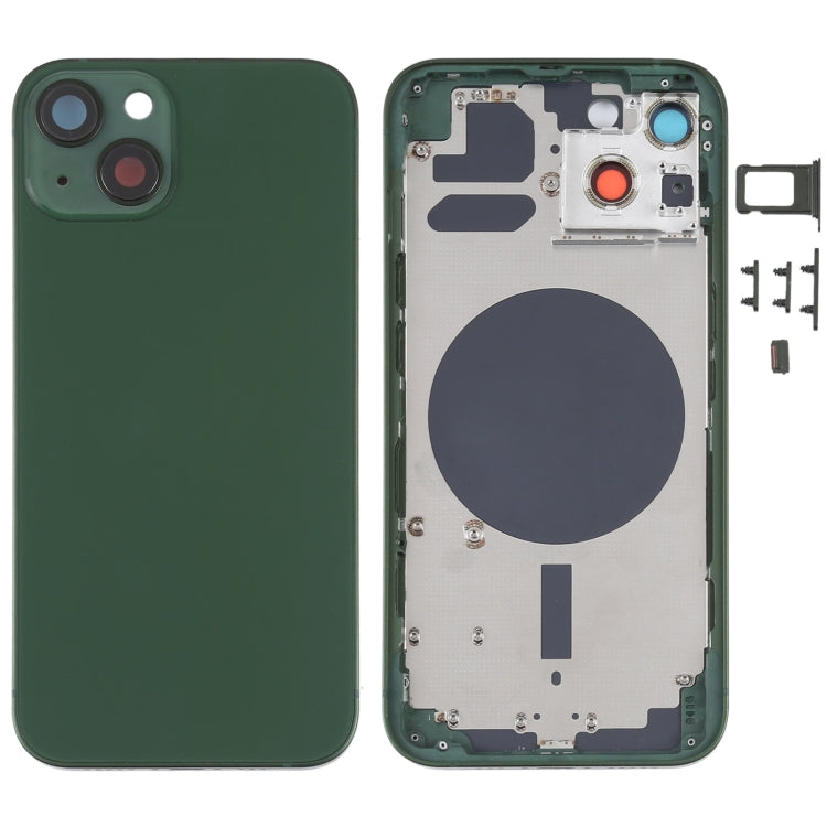 Back Housing Cover with SIM Card Tray & Side Keys & Camera Lens for iPhone 13, For iPhone 13(with Card Tray & Side Keys), For iPhone 13(with SIM Card Tray & Side Keys), For iPhone 13