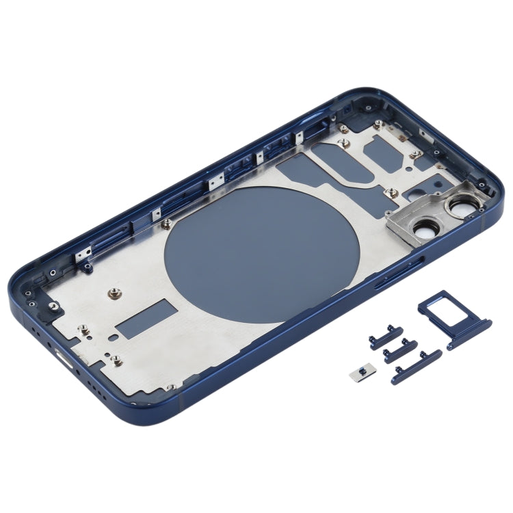 Back Housing Cover with SIM Card Tray & Side Keys & Camera Lens for iPhone 12 mini(Green)