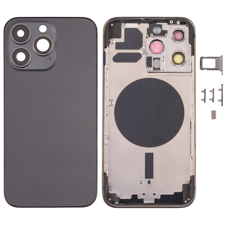 Back Housing Cover with SIM Card Tray & Side Keys & Camera Lens for iPhone 13 Pro, For iPhone 13 Pro(with SIM Card Tray), For iPhone 13 Pro (with SIM Card Tray), For iPhone 13 Pro