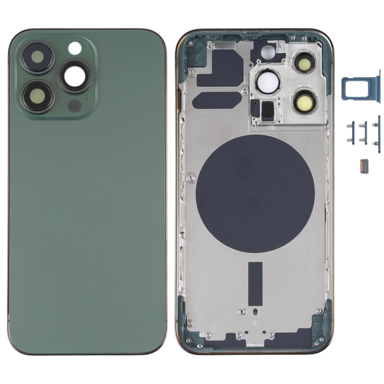 Back Housing Cover with SIM Card Tray & Side Keys & Camera Lens for iPhone 13 Pro