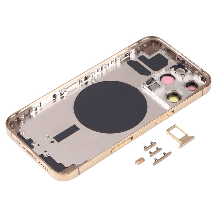 Back Housing Cover with SIM Card Tray & Side Keys & Camera Lens for iPhone 13 Pro, For iPhone 13 Pro(with SIM Card Tray), For iPhone 13 Pro (with SIM Card Tray), For iPhone 13 Pro