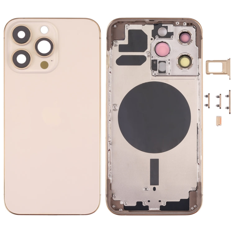 Back Housing Cover with SIM Card Tray & Side Keys & Camera Lens for iPhone 13 Pro, For iPhone 13 Pro(with SIM Card Tray), For iPhone 13 Pro (with SIM Card Tray), For iPhone 13 Pro