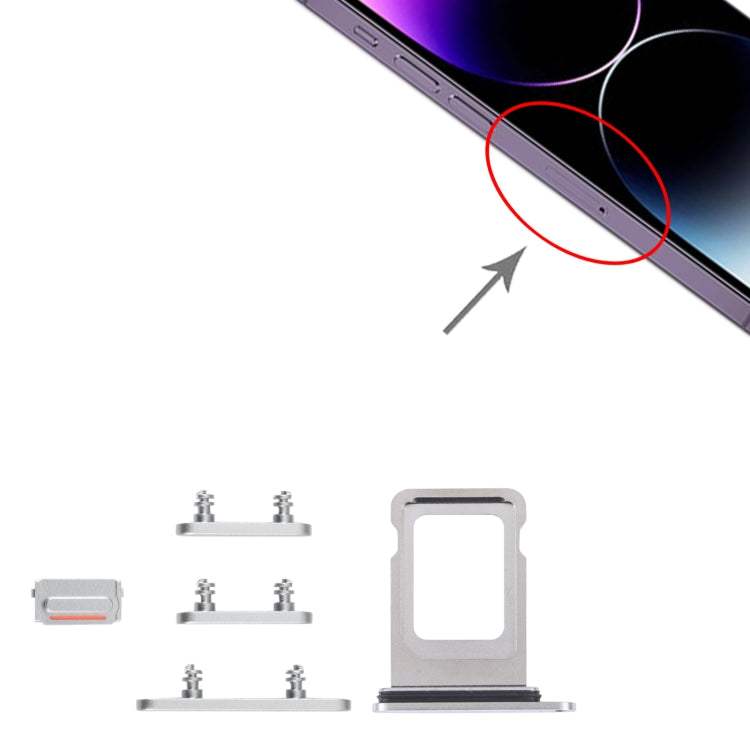 SIM Card Tray + SIM Card Tray + Side Keys for iPhone 14 Pro