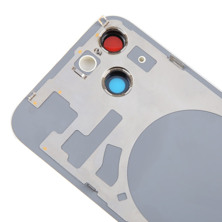 For iPhone 15 Plus Glass Battery Back Cover with Camera Lens Cover