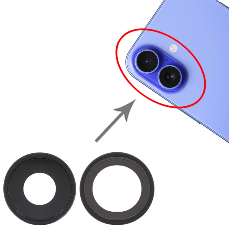 For iPhone 16 / 16 Plus Rear Camera Lens Cover, For iPhone 16 / 16 Plus, For iPhone 16 / 16 Plus(Green), For iPhone 16 / 16 Plus (Blue)