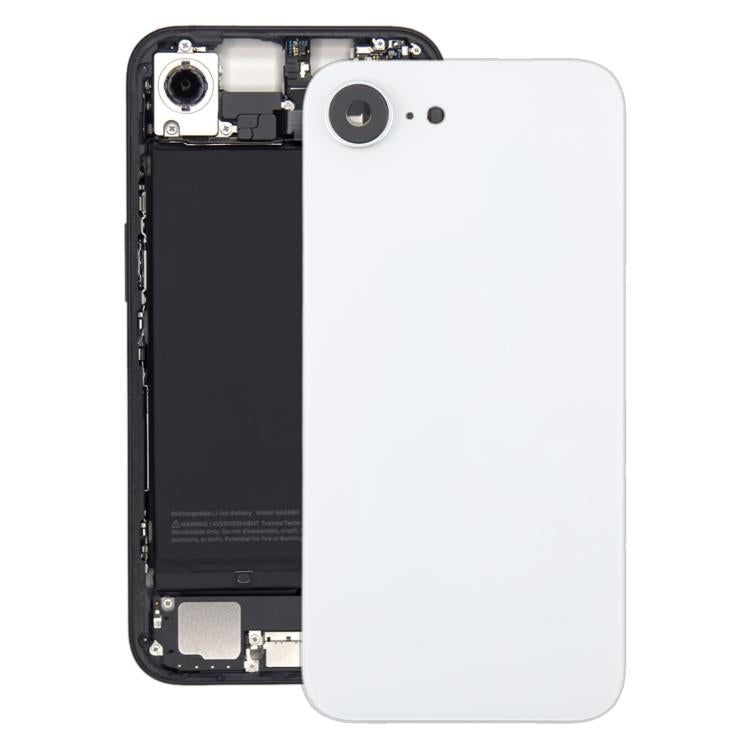 For iPhone 16e Glass Battery Back Cover, For iPhone 16e(with Camera Lens)