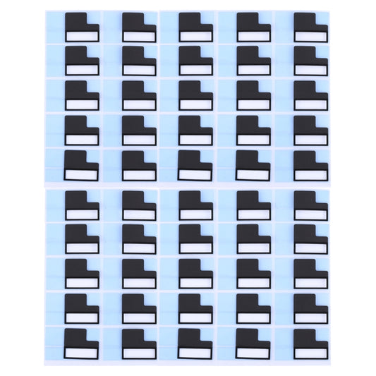 50 PCS for iPhone 7 Plus LCD Back Metal Plate Large Stickers