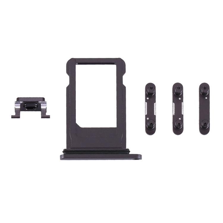 Card Tray + Volume Control Key + Power Button + Mute Switch Vibrator Key for iPhone 8 Plus