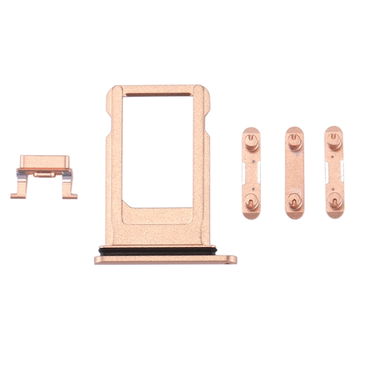 Card Tray + Volume Control Key + Power Button + Mute Switch Vibrator Key for iPhone 8 Plus , For iPhone 8 Plus, For iPhone 8P