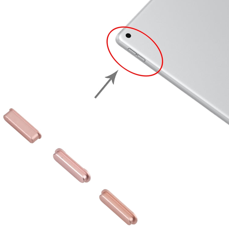 Power Button and Volume Control Button for iPad 10.2 inch 2019 2020 2021, For iPad 10.2 inch 2019 2020 2021 (Pink), For iPad 10.2 inch 2019 2020 2021 (Grey), For iPad 10.2 inch 2019 2020 2021