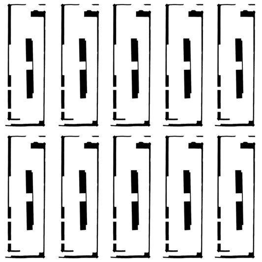 10 PCS for iPad 4 / New iPad (iPad 3)  Touch Panel Digitizer Adhesive