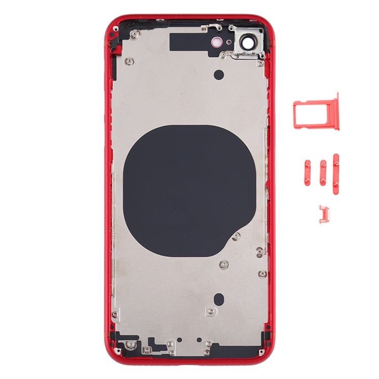Battery Back Cover with Camera Lens Cover & SIM Card Tray & Side keys for iPhone SE 2020, For iPhone SE 2020, For iPhone SE 2020 (with Camera Lens)