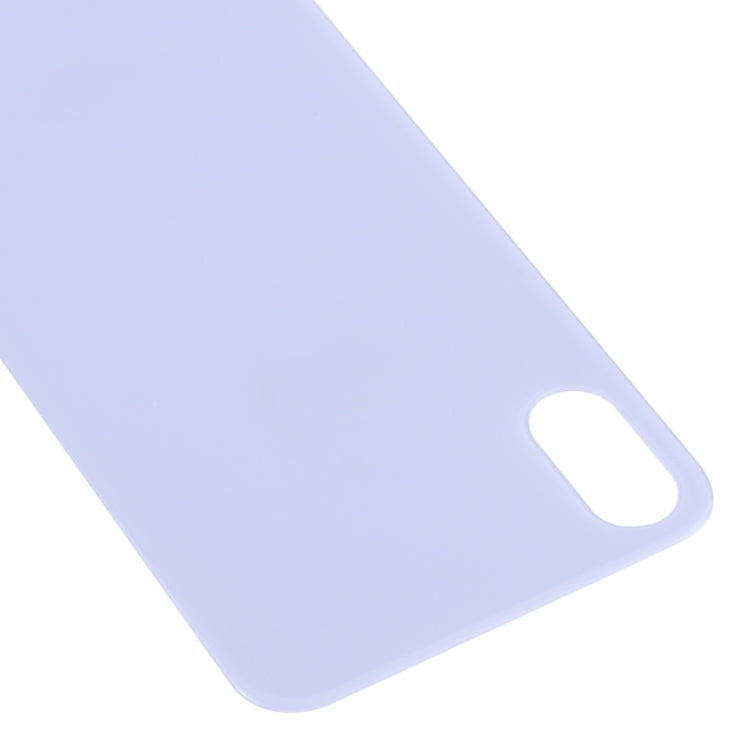 Easy Replacement Big Camera Hole Glass Back Battery Cover for iPhone X / XS